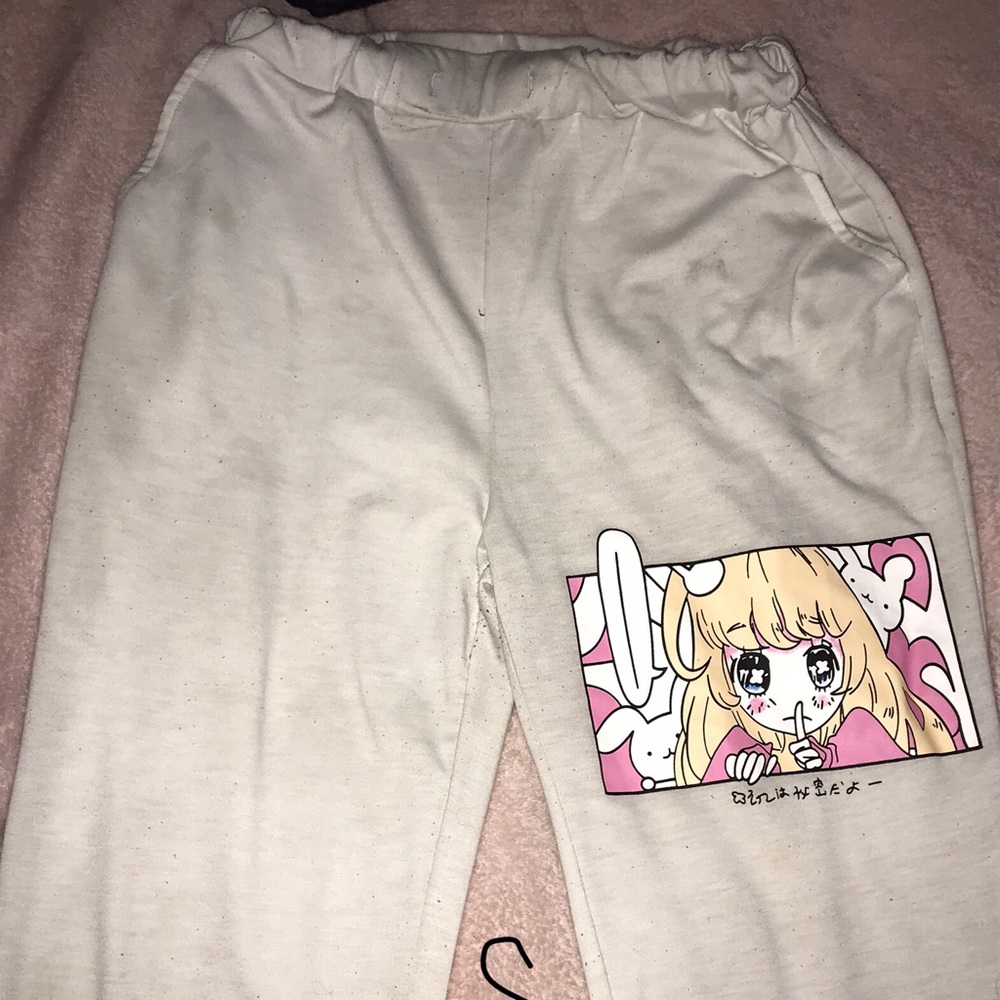 Woman’s anime design sweats